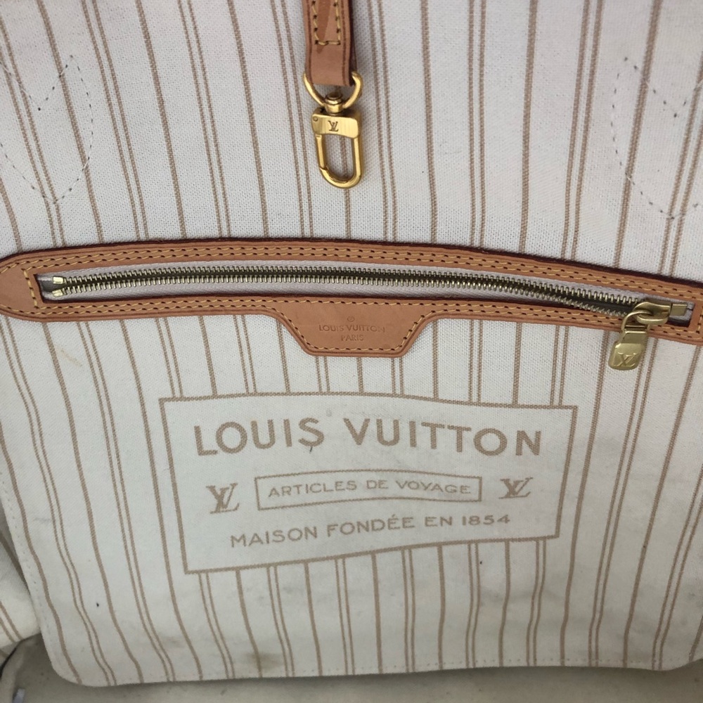 Louis Vuitton Neverfull Damier Azur MM - Picture 5 of 11